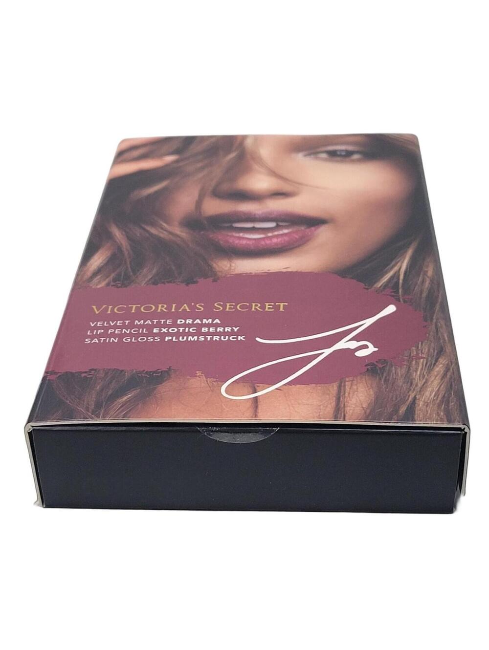 VICTORIA'S SECRET JASMINE'S LIP KIT VELVET MATTE DRAMA NIB - Picture 3 of 7